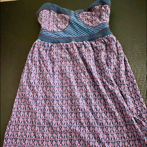 ROXY floral tube top dress